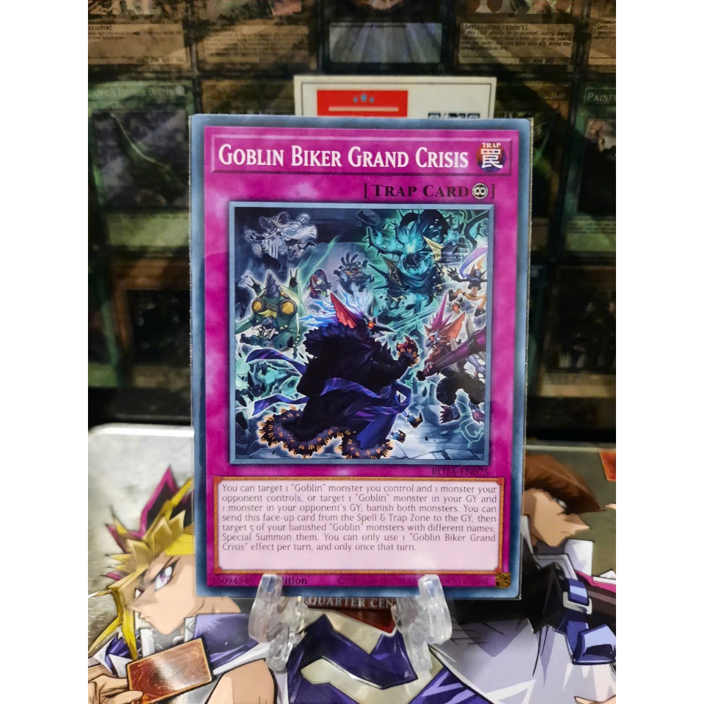 [ Do Lac Shop ] Yugioh Trap Goblin Biker Grand Crisis Card - ROTA-EN075 - ทั่วไป