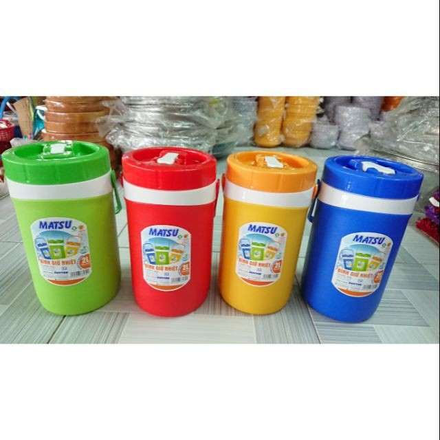 DUY TAN Matsu กระติกน้ําร้อนพลาสติก 750ml, 1000ml, 1500ml, 2000ml, 3000ml, 4000ml