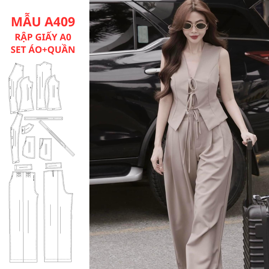 แผ่นกระดาษ A0 GILE SHIRT และ SUNSET SET-A409