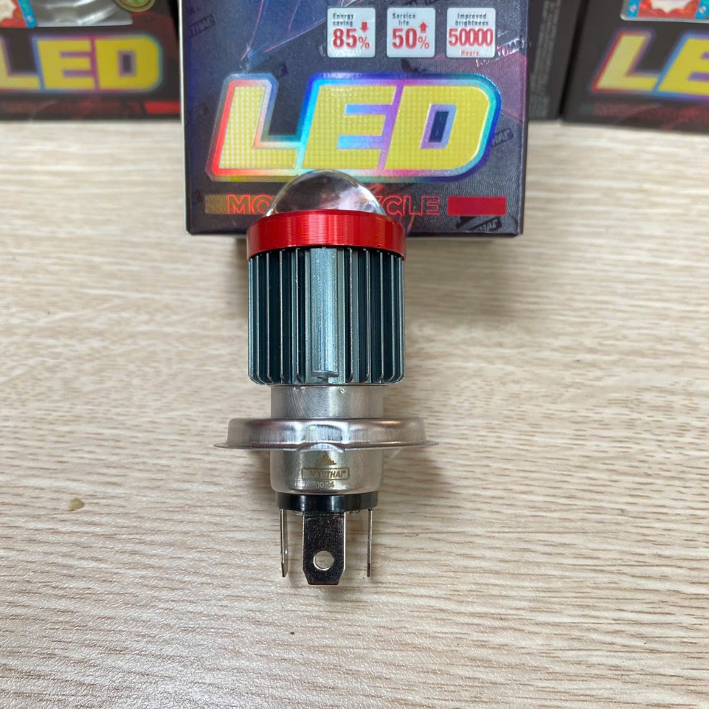 Led Ball Ball H4 HS1 KAMTHAI ผสมสีขาว Cos สีเหลืองสําหรับ Rs, Sirius, Vision Rsx Vespa Ab Anti-Fog