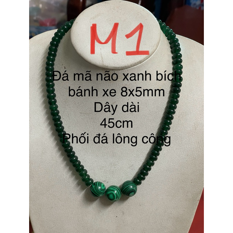 สร้อยคออาเกตสีเขียว STONE พร้อม CO NGS FUR STONE ms DC7