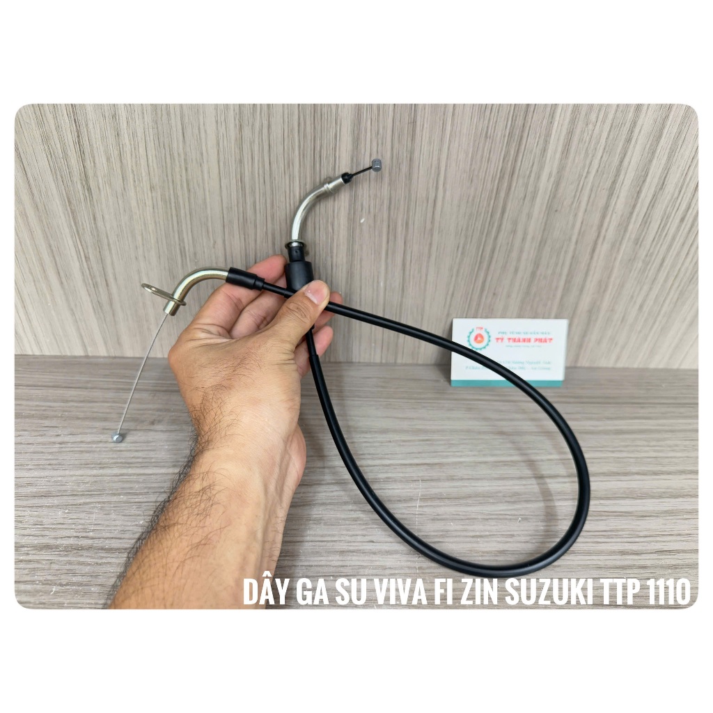 สายคันเร่ง Su Viva Fi zin (เปลือก 6 นิ้ว 8 นิ้ว ยางใน 8 นิ้ว) (1 เส้น)