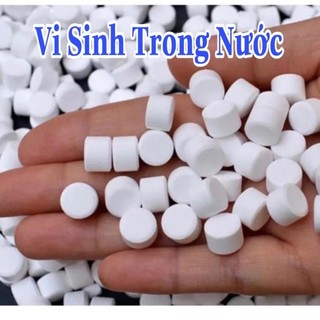 100 Viên VI SINH làm trong nước, giúp cân bằng nước  và bảo vệ cá, tôm, tép khoẻ mạnh, hiệu quả sau 24h