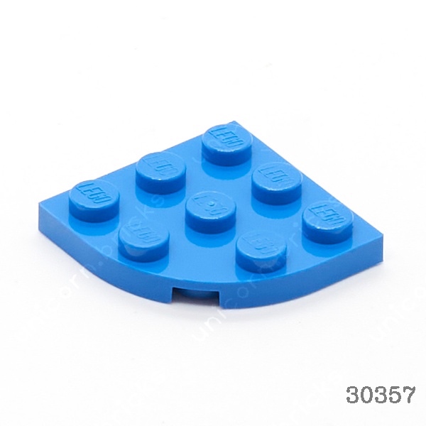 ชิ้นประกอบ - 30357 - 3 x 3 ชิ้นมุมกลม [1 ชิ้น]