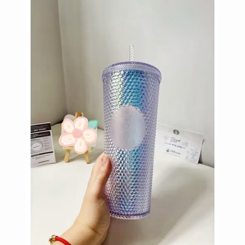 [GENUINE] Studded Cup LIMITED Iridescent Aurora Unicorn STARBUCKS KOREA 2020