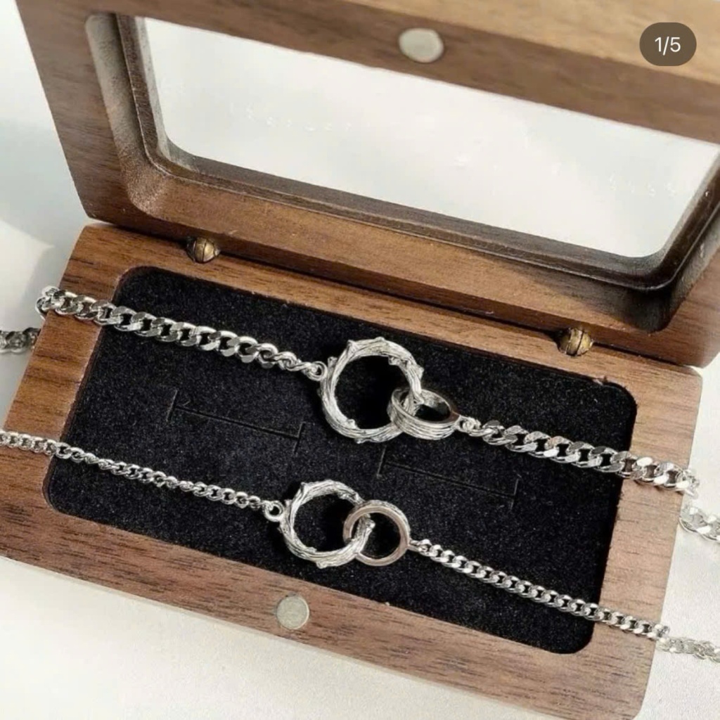 สร้อยข้อมือ Silvergo double infinity