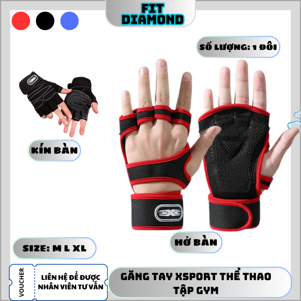 Gym Sports Gloves ของแท้ X.SPORT G554 - ถุงมือยิมราคาถูก