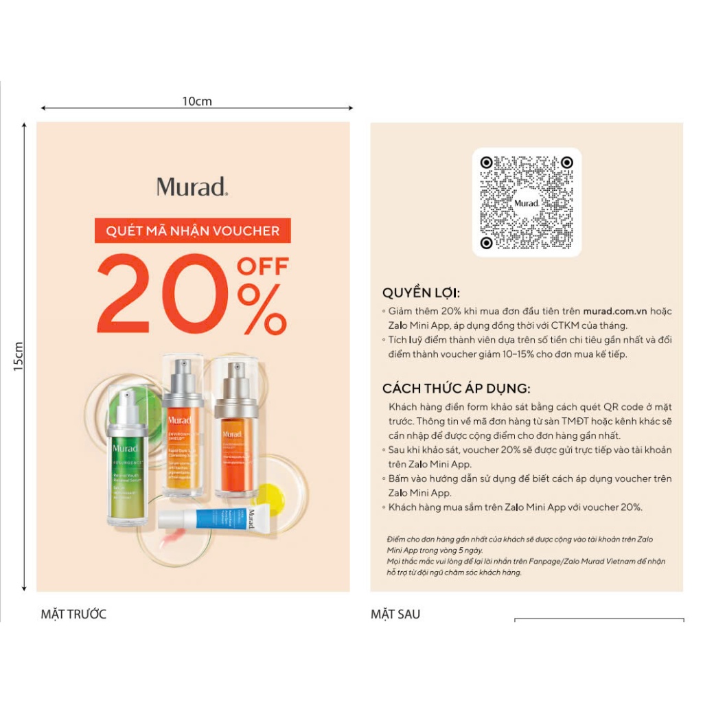[ของขวัญ] Leaflet MURAD VC