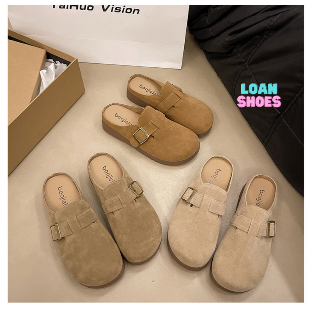 QC Low Sole Suede Shoes Type 1 ครบกล่อง