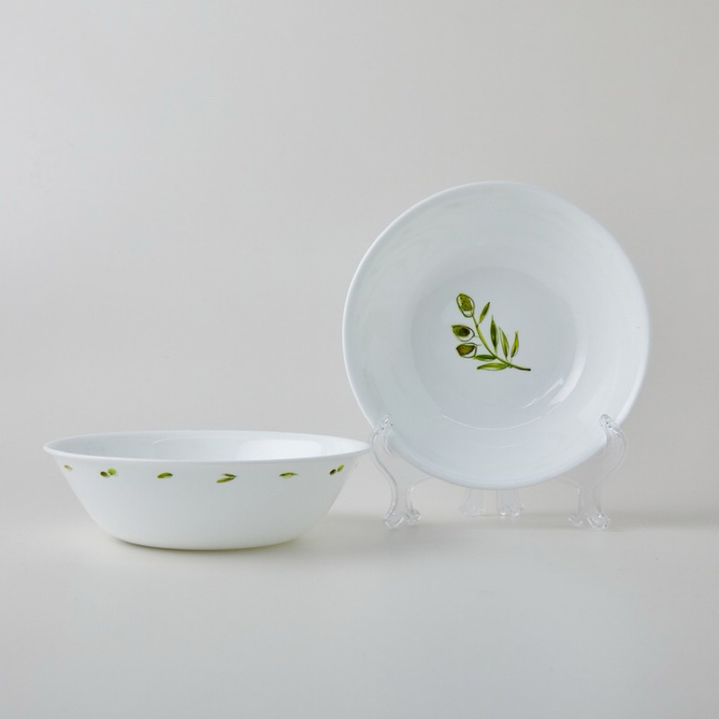 [ของแท้] Corelle Olive Garden ชามแก้วอเมริกัน 432-OG 1.0Lit