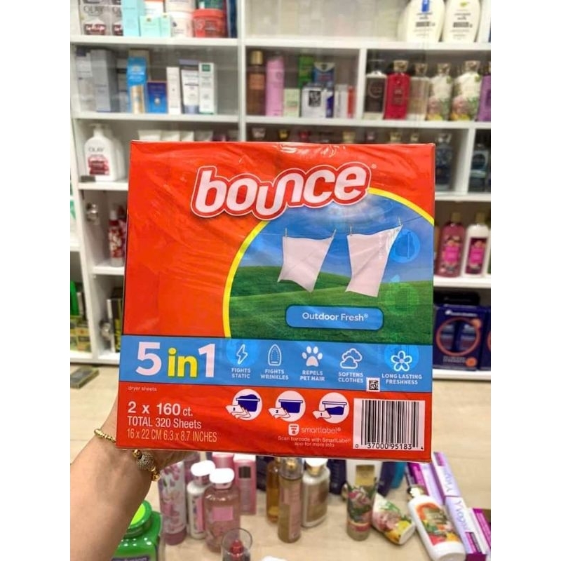 BOUNCE 5IN1 เสื้อผ้าอเมริกัน FRAGRANCE PAPER ‍ กลิ่นหอมติดทนนานตัวนั้น ALL WEEKS