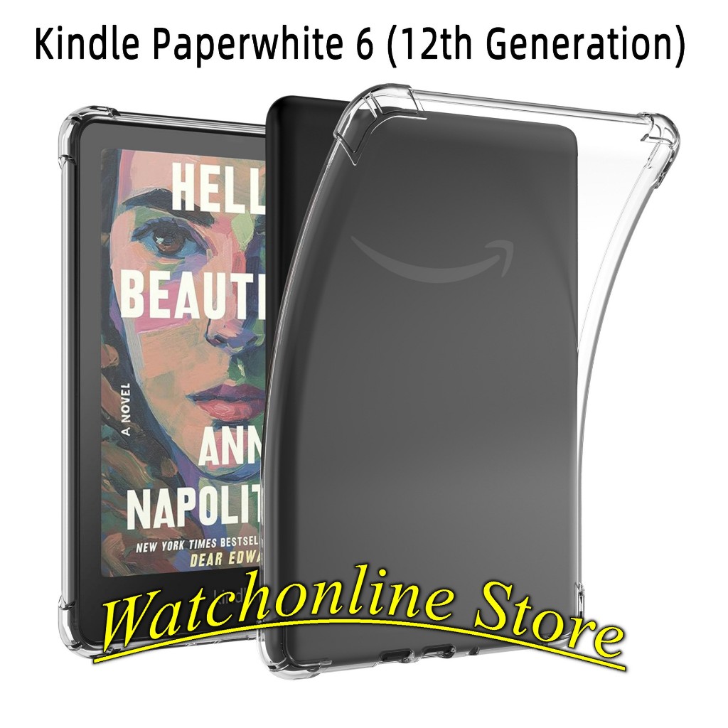 เคสแบบยืดหยุ่นสําหรับ Kindle Paperwhite 12th Gen 2024 Colorsoft, Paperwhite6 โปร่งใส