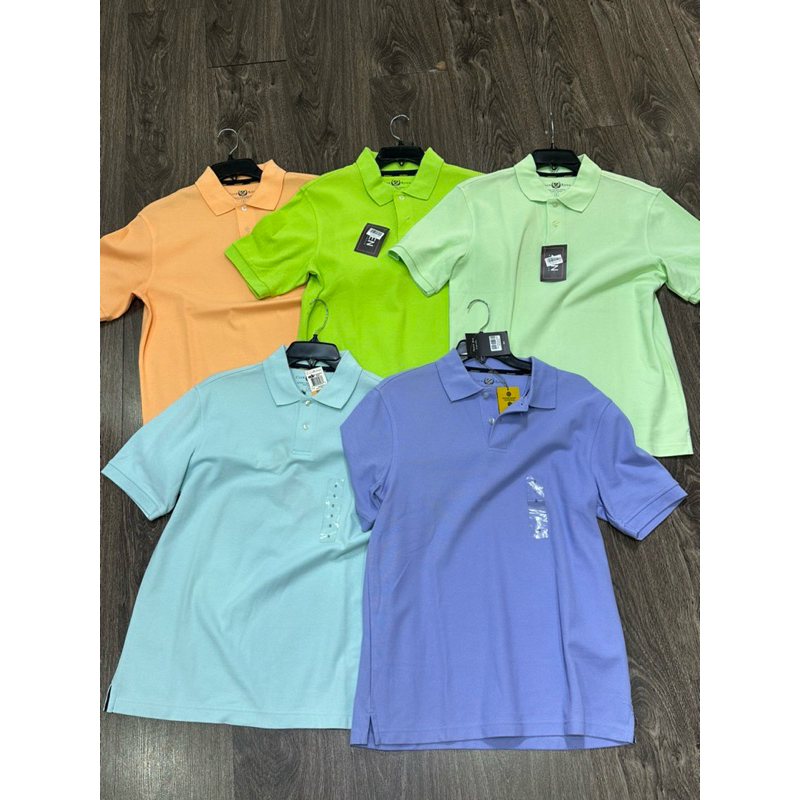 เสื้อยืดโปโล Combo 3 Club Room ไซส์ S สําหรับผู้ตั้งแต่ 63-70kg