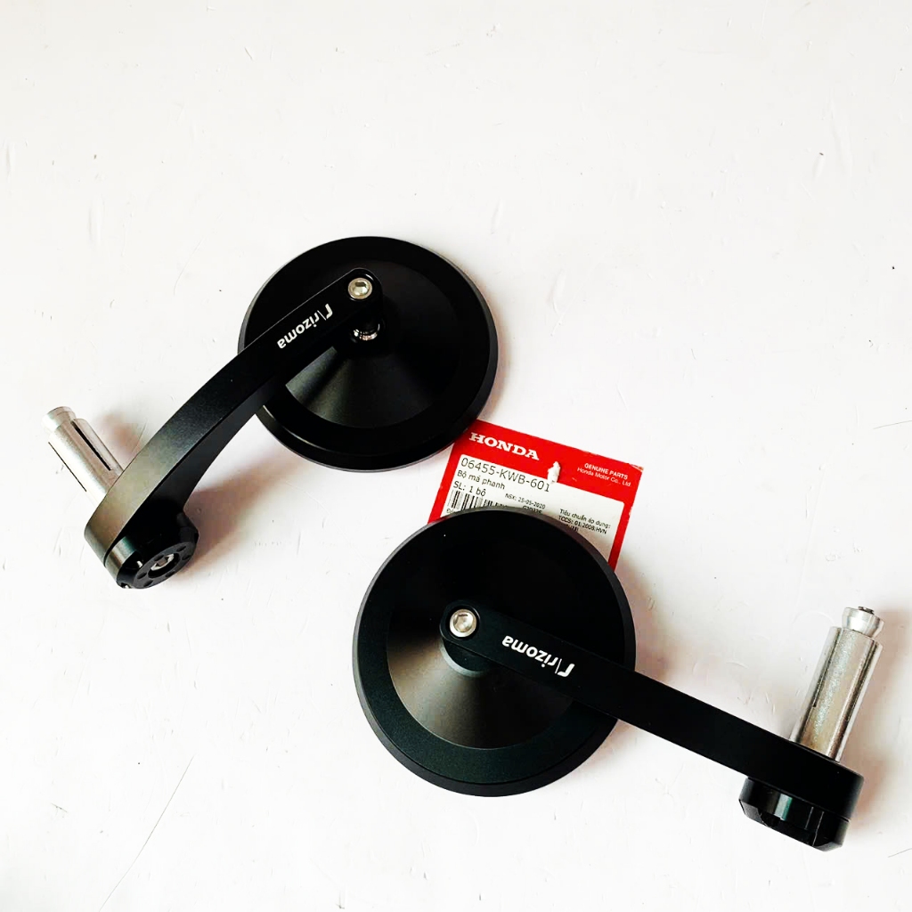 คู่ Rizoma Sigma R9 กระจกกลมมุมกว้างกระจกสีขาวสําหรับ XSR155, PG-1, CB150R, REBEL300, Vespa, GTS
