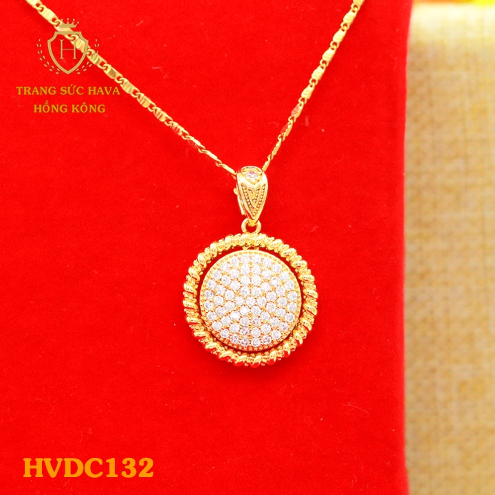 สร้อยคอและสร้อยคอชุบทองคุณภาพสูงสําหรับผู้หญิง - Hava Hong Kong Jewelry - HVDC132