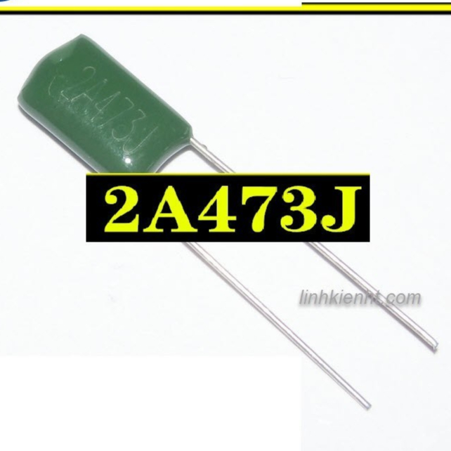 [10 CONS] MICA CAPACITOR 2A473J 100V 473PF 47nF 0.047uF 100V/473J
