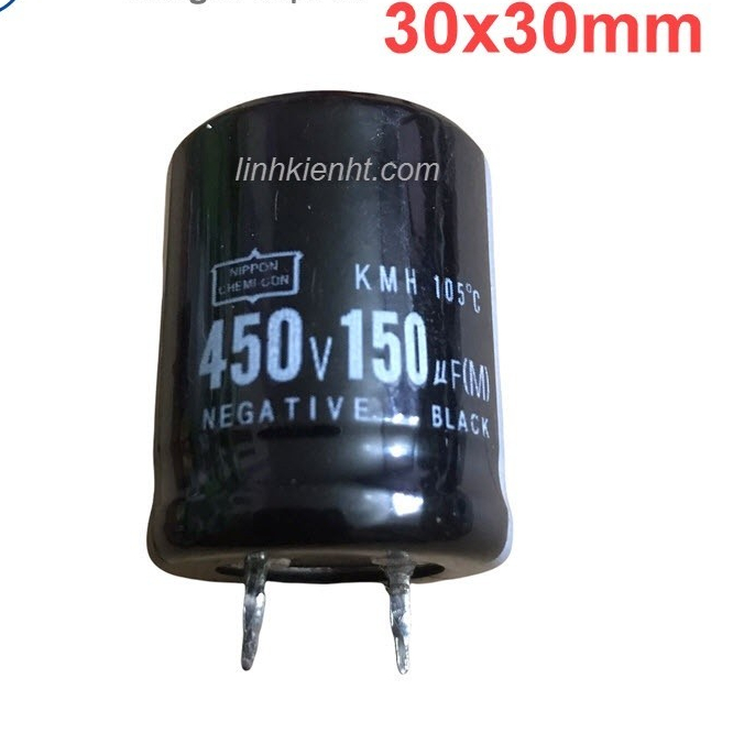 คาปาซิเตอร์ 150uf 450V 150uf 30x30mm