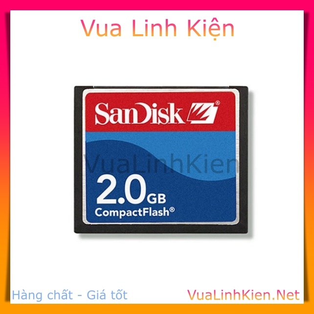 การ์ดหน่วยความจํา Sandisk 2GB CompactFlash CF สําหรับ CNC - เครื่องอุตสาหกรรม