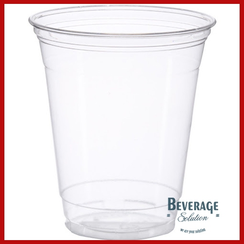 DRINK SOLUTION - ถ้วยพลาสติก PET 1 ชิ้น D92 2 ขนาด (1 ต้น 50 ชิ้น)