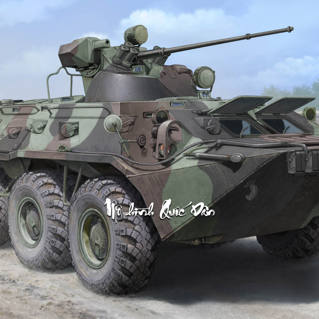 โมเดลทหาร | BTR-80A ชุดโมเดลยานพาหนะต่อสู้ babyry | อัตราส่วน: 1/35 | ทรัมเป็ต |