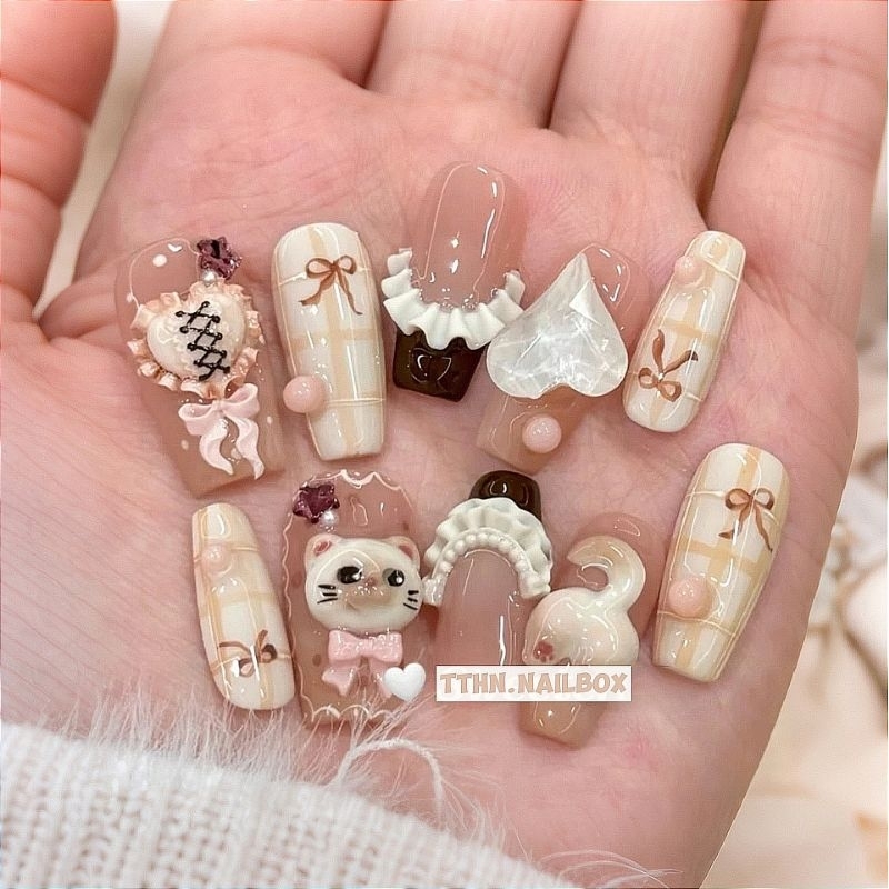 Nailbox Cute [V28] Drawing & Charm Modeling Cute Handmade Patterns