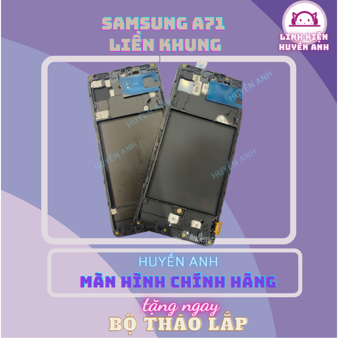 หน้าจอ SAMSUNG A71 CONTACT FRAME ชิ้นส่วนอะไหล่ที่รองรับของแท้