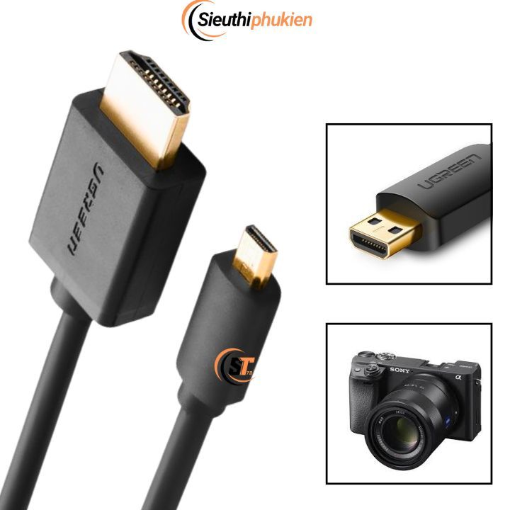 สาย Micro HDMI เชื่อมต่อกล้อง Sony เป็นคอมพิวเตอร์แท้ ยาว 2 ม. 3 ม. พร้อมภาษีมูลค่าเพิ่ม