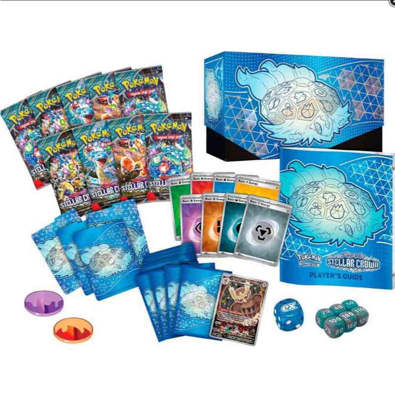 [ของแท้] TCG Pokemon Scarlet การ์ดเกม/แพ็คการ์ด & Violet Stellar Crown_ENG