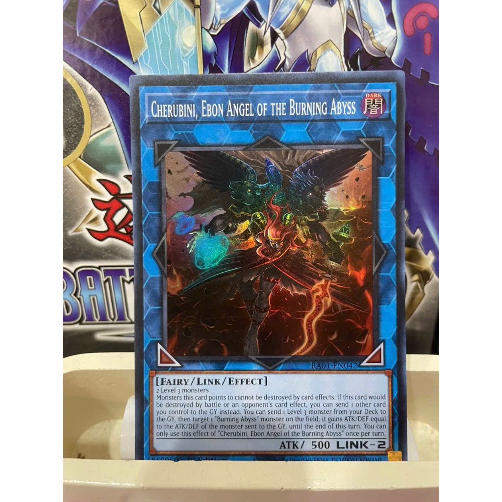 การ์ด Cherubini Ebony Angel of the Burning Abyss - RA01-EN042