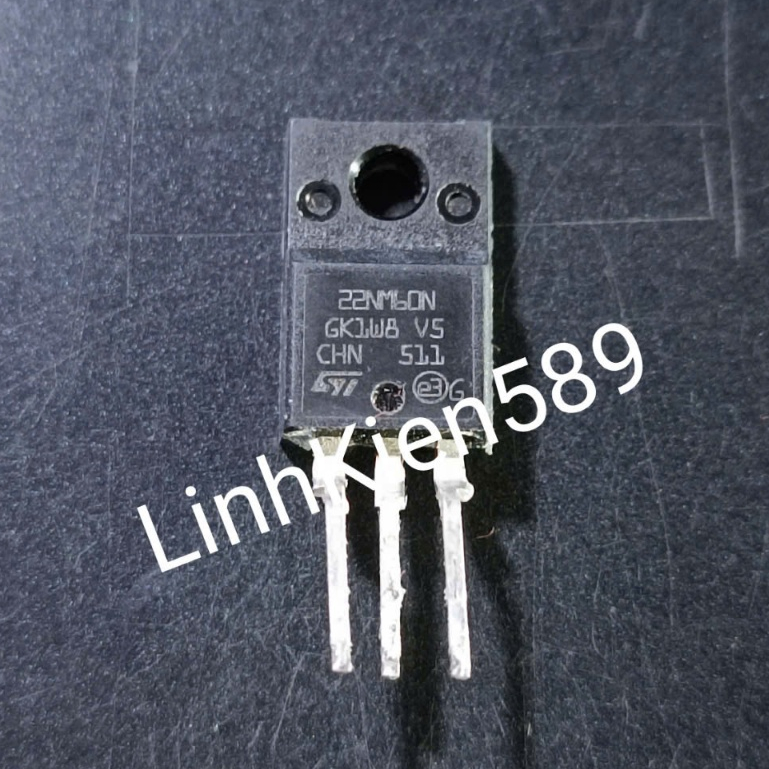 5 ชิ้น 22NM60N 22n60 22A 600V TO-220F mosfet ถอดแยกชิ้นส่วน