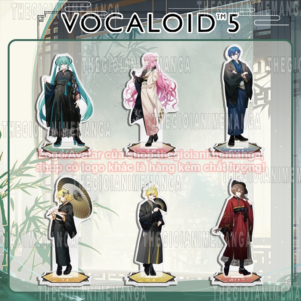 (CARD INCLUDED) Standee รุ่น Vocaloid ver COSTUME อะนิเมะจิบิมิกะรูปปั้นในจอแสดงผลที่ไม่ซ้ําใคร