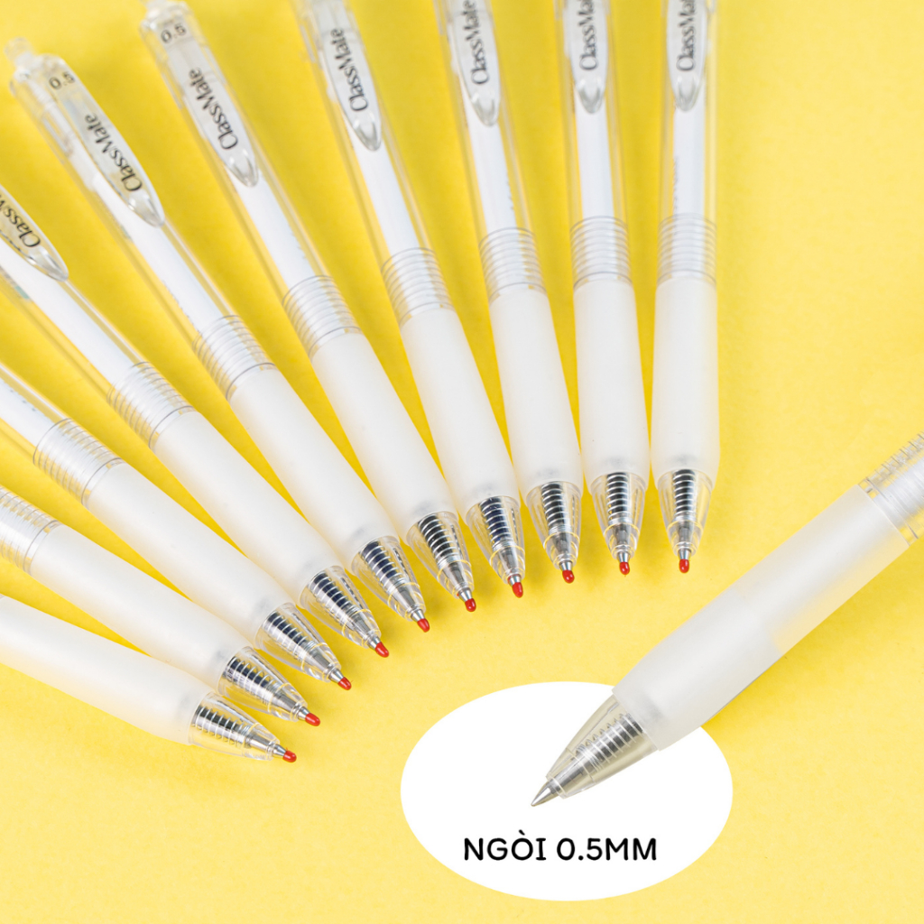 COSY CLASSMATE ปากกาเจลกด Nib 0.5 มม., ปากกาลูกลื่นหมึกเรียบสําหรับจดบันทึก CL-GP110