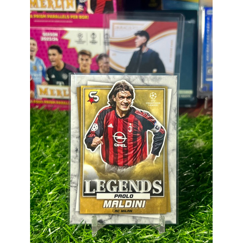 Paolo Maldini Legends Topps Supperstars 2022/23 การ์ดฟุตบอล