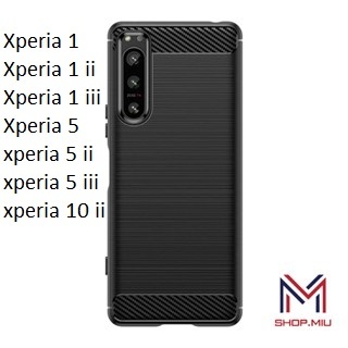 Sony Xperia 1 II, Xperia 1 III, Xperia 5 II, Xperia 5 III, เคสลายคาร์บอน Xperia 10 II, กันกระแทกและป