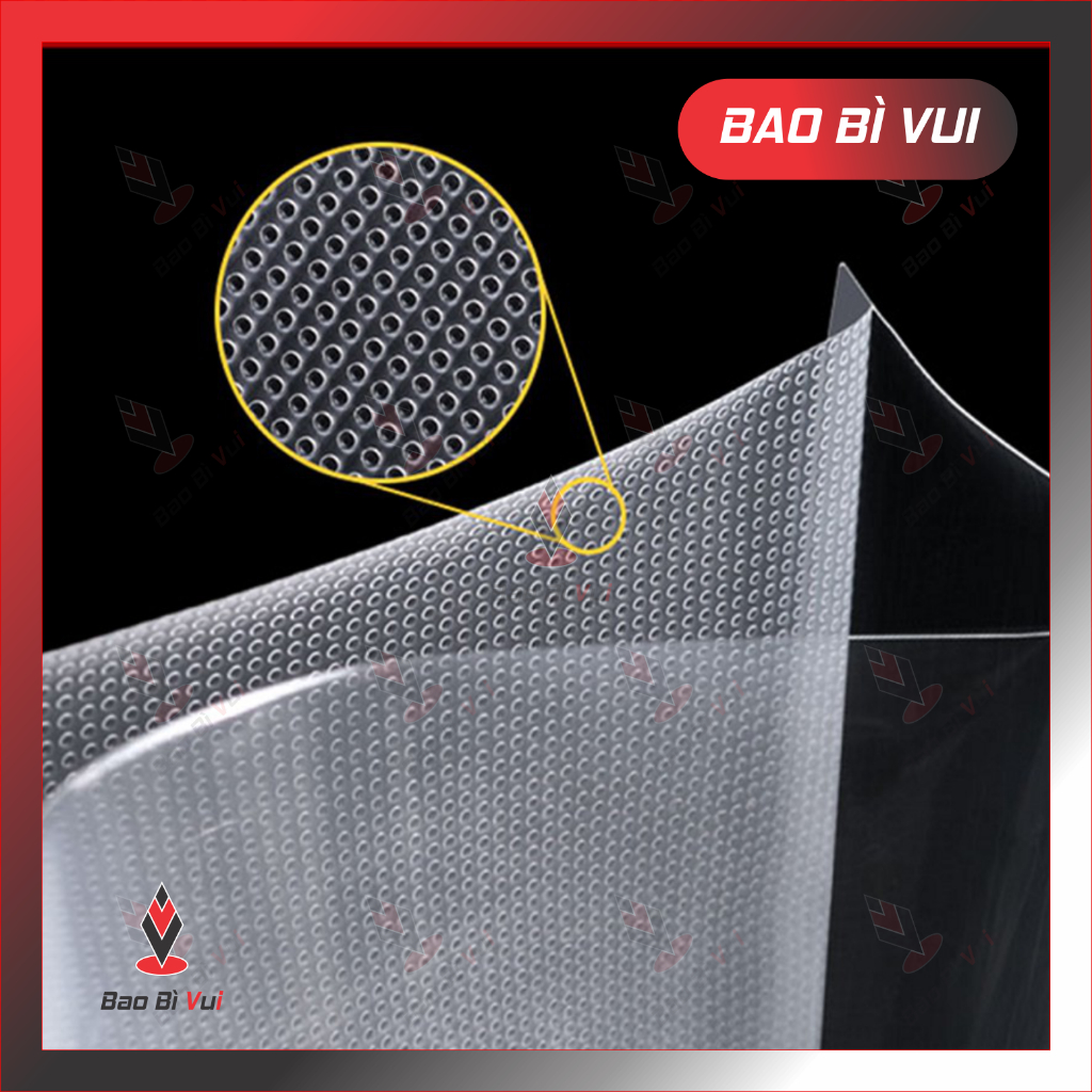 ถุงสูญญากาศหยาบด้านเดียว - FUN PACKAGING