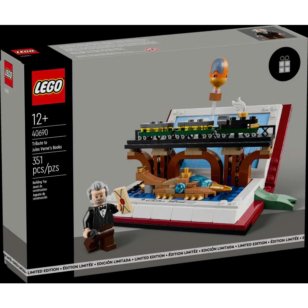 Lego 40690 Tribute to Jules Vernes Assembling Toy
