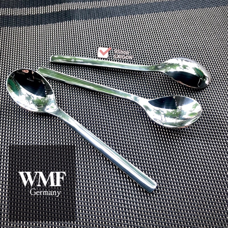 WMF Cromargan GERMANY - Combo of 03 Premium Sus304 ช้อนขนมหวาน/เค้ก/ไอศกรีม