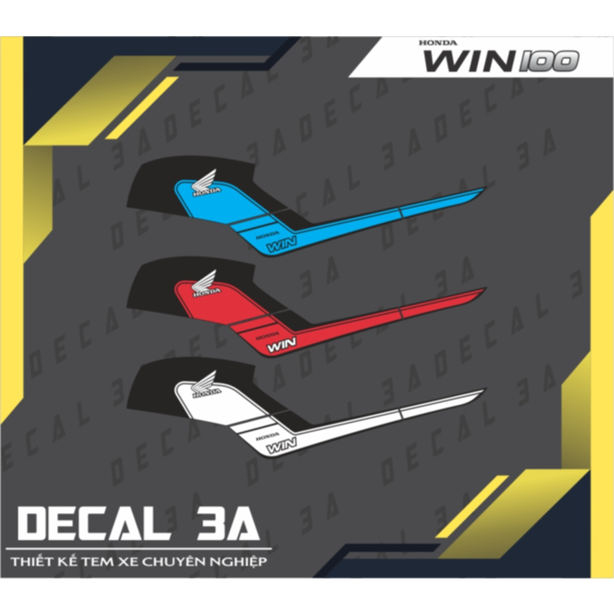การออกแบบ WIN 100 DECAL 3A