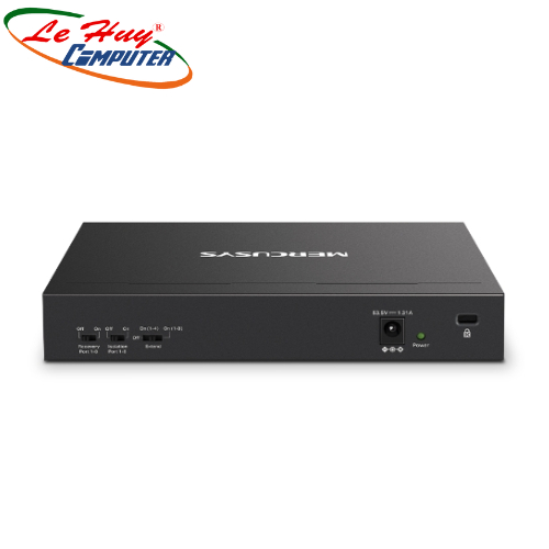 สวิตช์ Mercusys MS110P PoE+ (10 พอร์ต/ 10/100Mbps)