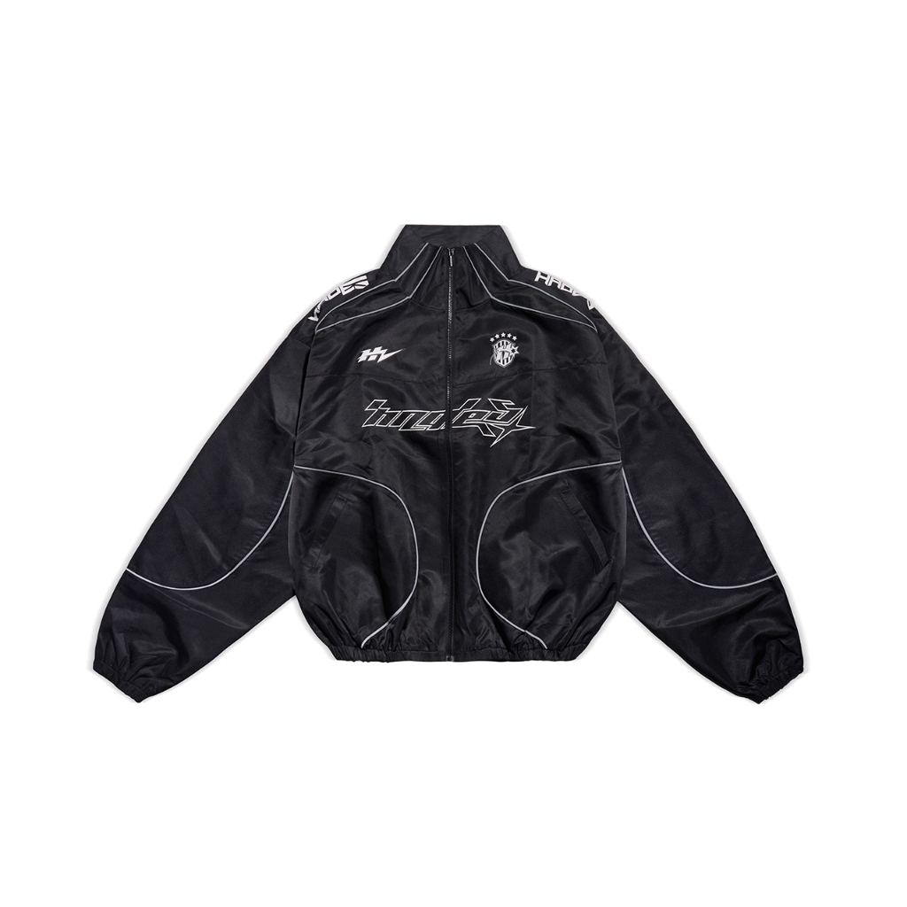 เสื้อแจ็คเก็ต HADES Racer Vain - เสื้อแจ็คเก็ตร่มชูชีพแขนยาวแบรนด์ HADES ของแท้ unisex