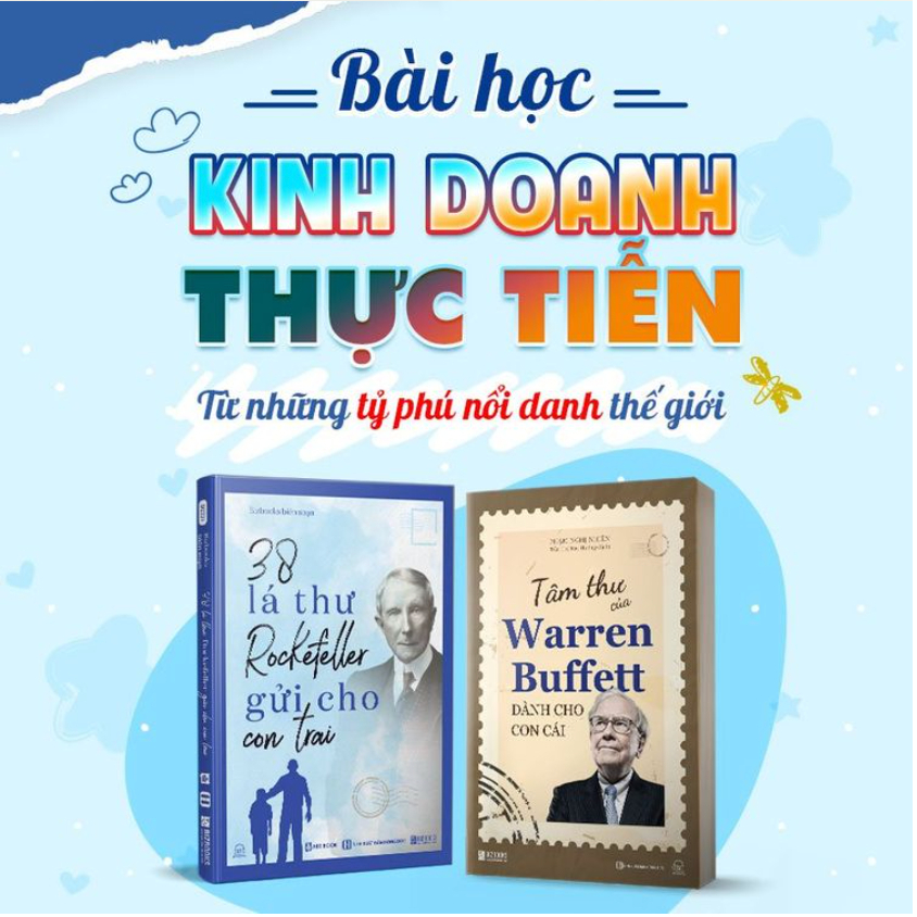หนังสือ Combo 38 Rockefeller ตัวอักษรถึงตัวอักษรหัวใจของ Son และ Warren Buffett ให้กับเด็กของเขา