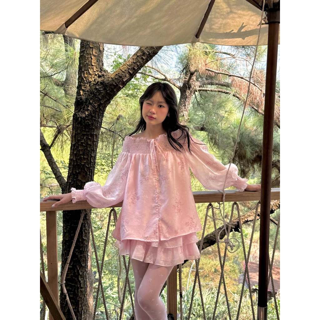 บานสั้น กระโปรงเอวยางยืด 2 ชั้น (ใส่เป็นท่อด้านบนได้) NakedbyV - Yukari Skirt