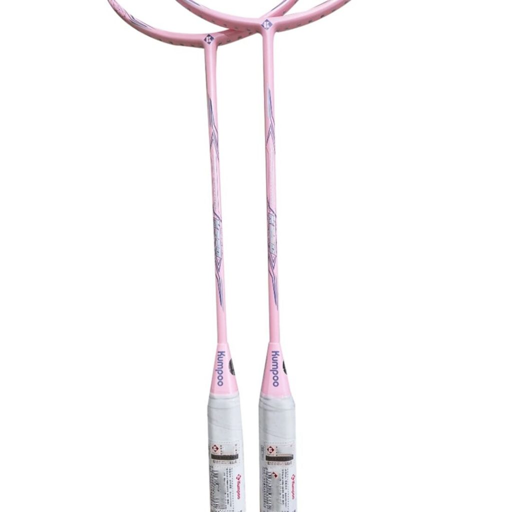 KUMPOO K520 BADMINTON CKET ไฟแท้ HIPS, สะดุดฟรี, HANDLEBAR, ฝาครอบยึด, READY KNIT 11KG