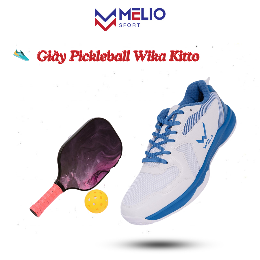 รองเท้า Pickleball สําหรับผู้ชายและผู้หญิง Wika Kitto ของแท้, รองเท้ากีฬากลางคืน EVA อเนกประสงค์เพื่