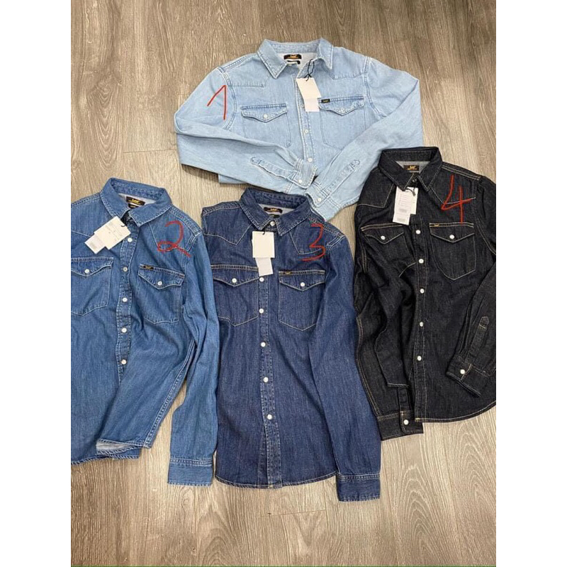 เสื้อยีนส์ surplus Lee Denim ของแท้
