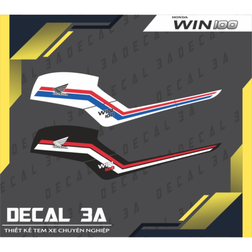 การออกแบบ WIN 100 DECAL 3A