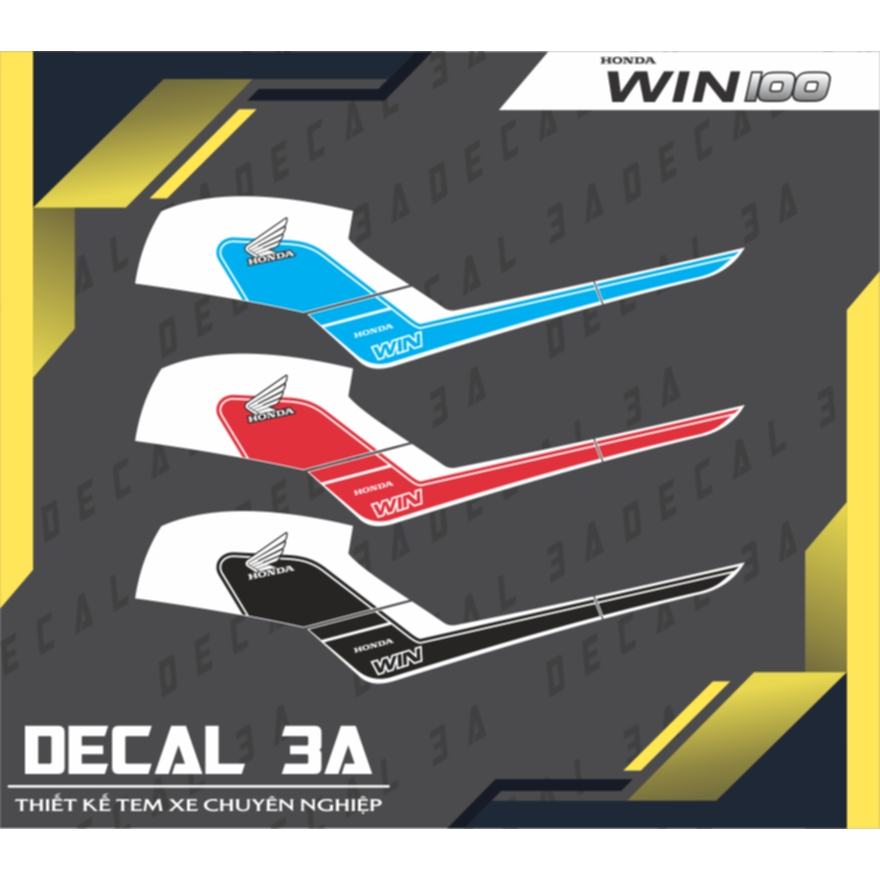 การออกแบบ WIN 100 DECAL 3A