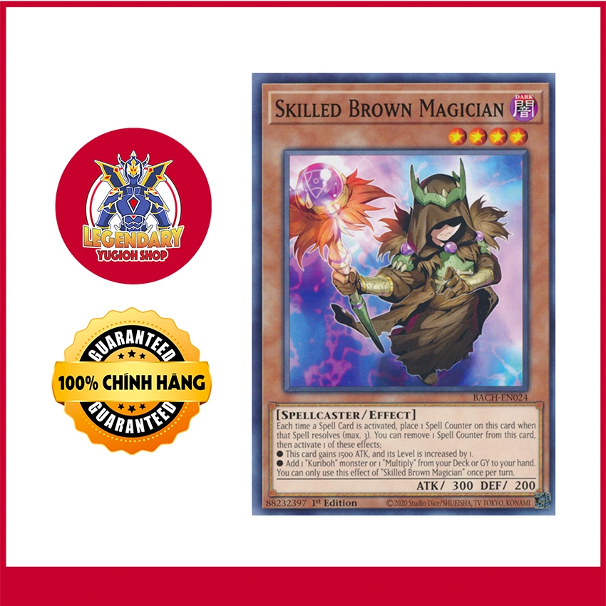 [การ์ด Yugioh ดั้งเดิม] นักมายากลสีน้ําตาล Skilled