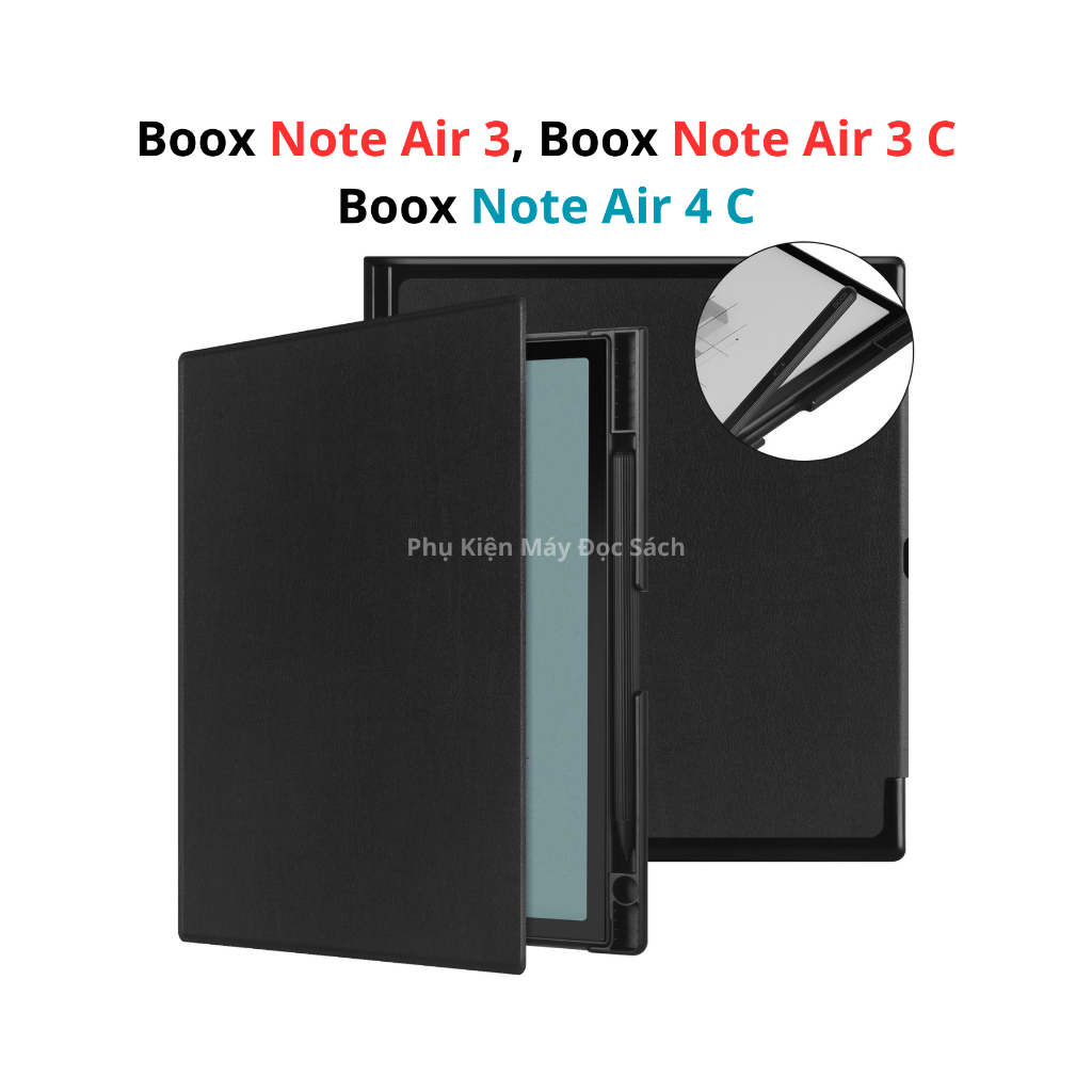 ปกหนัง Boox Note Air 3/Note Air 3 C/Note Air 4 C, Boox Note Air 3 Reader Case, Boox Note Air 3C, Not