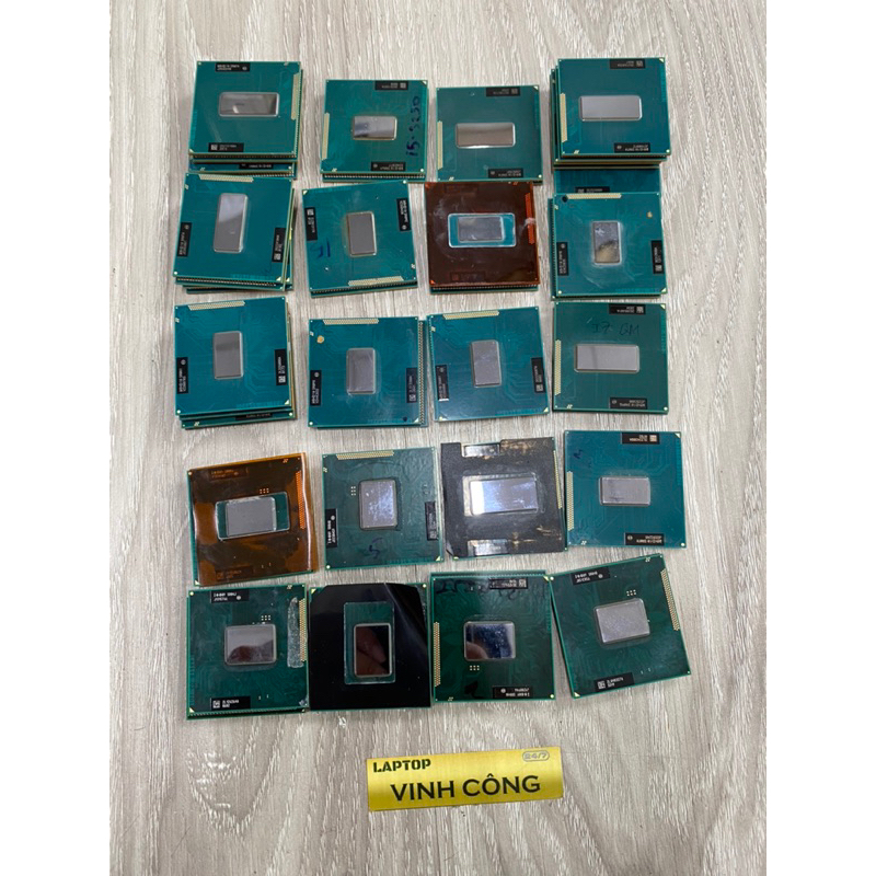 LAPTOP i3 i5 i7 รุ่น 1 2 3 4 CPU ถอดประกอบและวิ่งได้ดี